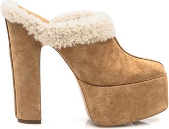 PARIS TEXAS Brown Slip-on Mules