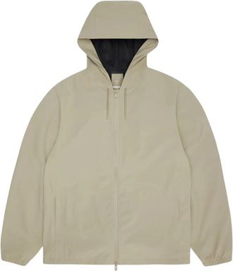 Rains Suva Hardshell Jacket - Heren - Regenjassen - Beige - S - Polyester - Jassen