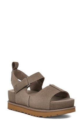 UGG Goldenstar Platform Sandal in Smoke Plume at Nordstrom Rack, Size 9.5