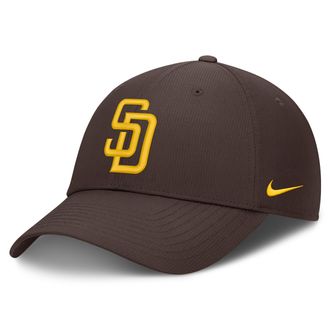 Nike San Diego Padres Club Nike Mens Dri-FIT MLB Adjustable Hat in Brown | NB0220QPYP-T0X