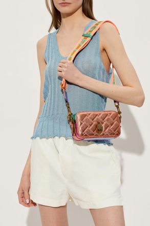 Kurt Geiger Small Kensington Shoulder Bag, Womens, Orange