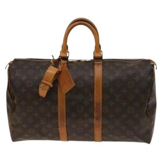 Louis Vuitton Pre-owned Weekend Bags, unisex, Brown, Size: ONE SIZE Pre-owned Weekend Bag