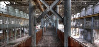 Schubiger M&ouml;bel Digitaldruck auf Acrylglas Werkshalle 1