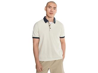 L.L.Bean Casco Bay Rugged Short Sleeve Polo Mens Regular Mens Clothing Silver Birch : 2XL, Cotton/Twill