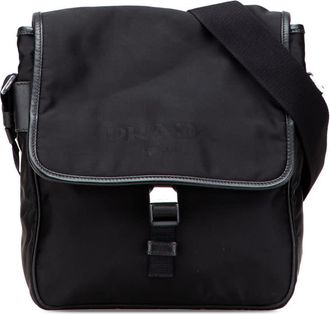 Prada Pre-owned Prada Tessuto Buckle Messenger Bag H7A9FXXU8UGDXDMR