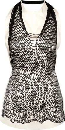 Sportmax Top - Dames - Tops zonder mouwen - Veelkleurig - M - Katoen - Tops