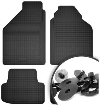OEM Alfombrillas De Goma + Topes Para: Honda Civic Iii Hatchback (1983-1987)
