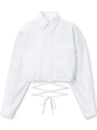 Alexander Wang tie-fastening shirt - White