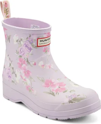 Hunter x LoveShackFancy Original Play Waterproof Boot in Happy Thoughts at Nordstrom, Size 11