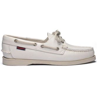 Sebago Docksides Portland Boat Shoes in White at Nordstrom, Size 5.5