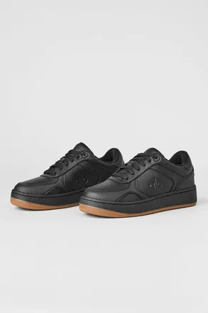 Alo Recovery Mode Sneaker in Black/Gum, Size: 8M/9.5W