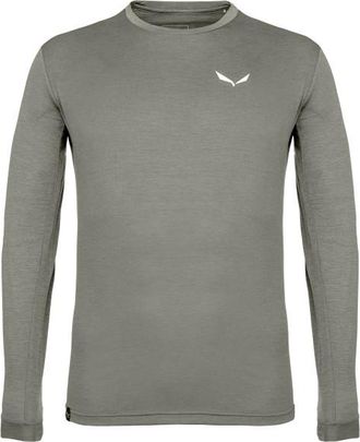 Salewa Puez Melange Dry L/S Tee Funktionsshirt f&uuml;r Herren | grau