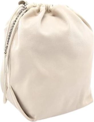 Saint Laurent Pre-owned Teddy Leren Schoudertas - Dames - Vintage Tas - Wit - ONE Size - Leer - Vintage