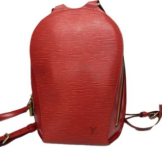 Louis Vuitton Epi Castilian Red Leather Backpack (Pre-Owned)