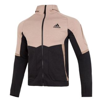 adidas Contrasting Colors Athleisure Casual Sports Hooded Jacket Colorblock HE5033