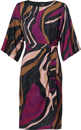 Mart Visser Milan Print Jurk Dark Berry
