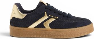 Tamaris Tamaris Womens Navy Blue Leather Trainers Sneaker Shoes - 23723-44 - Size EU 36