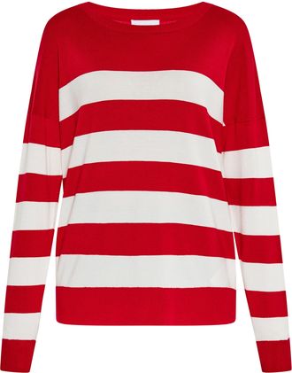 Usha Jumper Dames rood wit
