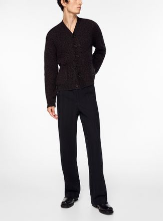 Missoni Mens Tone-on-tone textured zigzag pattern pant