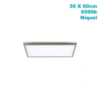 Fabrilamp Fabrilamp - Panel Superf. 36w 6500k Tivoli Niquel 2,5x30x60 Cm 3060 Lm