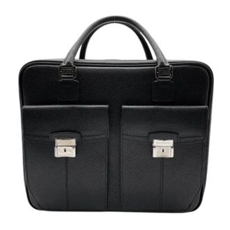 Bulgari Pre-owned Handbags, male, Black, Size: ONE SIZE Pre-owned Millerighe Boston Bag