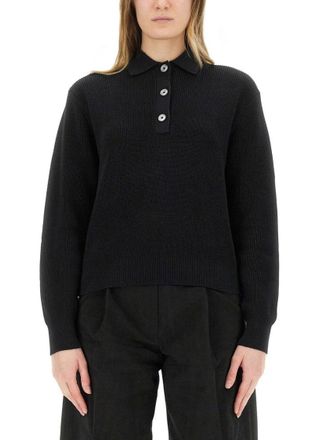 STUDIO NICHOLSON Chesapeake Knit Polo Shirt