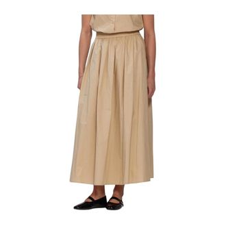 Lina Locchi Dames, Rokken, Beige, Maat: S