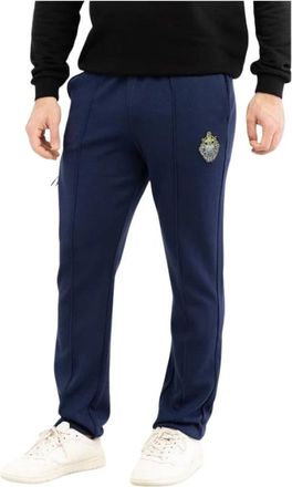 Fila Trainingsbroeken - Heren - Sweatpants - Blauw - S - Katoen - Broeken