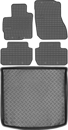 OEM Juego De Alfombrillas De Goma Para Coche Y Alfombrilla Para Maletero Para Mitsubishi Outlander Iii Suv Del 2012