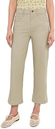 Toad&Co Earthworks Wide Leg Crop Pants Womens Casual Pants Yucca : 14 26, Canvas/Cotton/Denim