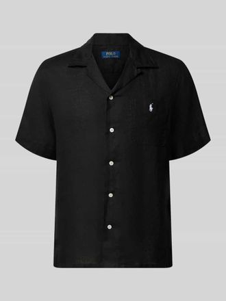Polo Ralph Lauren Regular Fit Freizeithemd aus reinem Leinen in Black, Gr&ouml;&szlig;e XXL