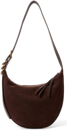 Rag & Bone Medium Mercer Suede Hobo Bag in Chocolate at Nordstrom