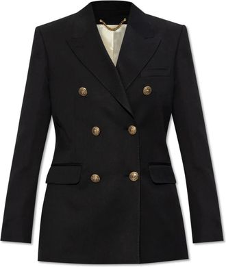 Golden Goose Dubbelrijige Blazer - Dames - Blazers - Zwart - S - Wol - Jassen