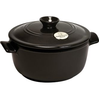Emile Henry Flame Round Stewpot Dutch Oven, 2.6 Quart