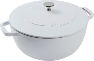 Staub Cast Iron Essential French Oven, Dutch Oven, 5-quart, serves 5-6, Made in France