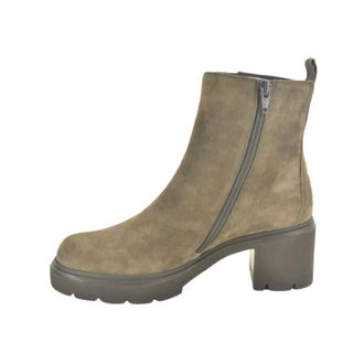 Gabor Bruin Su&egrave;de Bootje DH. 5cm - Dames - Schoenen - Bruin - Maat: 36 1/2 EU Su&egrave;de