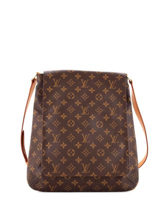 Louis Vuitton Musette Salsa Handbag Monogram Canvas GM crossbody bag - Brown