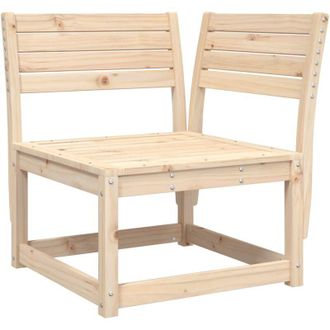 vidaXL Garden Sofa Corner 73x73x78 cm Solid Wood Pine Vidaxl