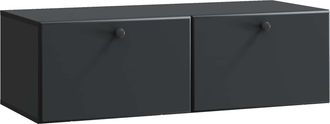 vidaXL Mueble De Tv De Pared 98 X 41 X 30 Cm Negro Vidaxl