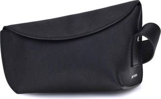 Alexander McQueen Black Calf Leather Bos Taurus Shoulder Womens Bag