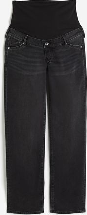 H&M MAMA Straight High Jeans - Grau