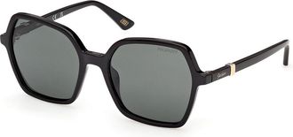 Skechers SE00170 Polarized 01R Womens Sunglasses Black Size 54