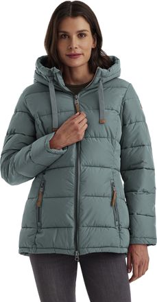 G.I.G.A. DX Womens Gw 12 Wmn Qltd Jckt Winter Hood, Functional Jacket in Down Look, aquaverde, 42