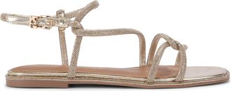 Kurt Geiger Womens Priya Sandals - Gold - Size UK 3