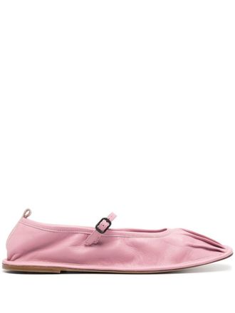 Hereu Dansa leather ballerina shoes - Pink