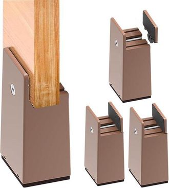 OEM Elevadores De Muebles Ajustables De 4 Piezas (10 Cm De Altura), Sillas, Camas Y Sof&aacute;s, Aptos Para Patas De Muebles Con Un Ancho De 10 A 37 Mm