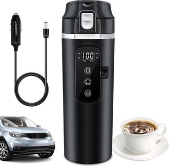 OEM Taza De Agua Caliente Para Coche De 500 Ml (24 V/12 V), Hervidor El&eacute;ctrico Para Coche, Hervidor El&eacute;ctrico De Viaje, Hervidor De Viaje Para Coche, Taza