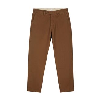 TELA GENOVA Renzo Gabardine Heritage Chino - - Trousers - Uomo - Marrone - W32