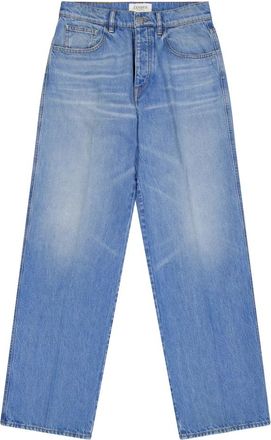 Laneus Nightwear & Lounge - Heren - Regular Fit Jeans - Blauw - W33 - Katoen - Jeans