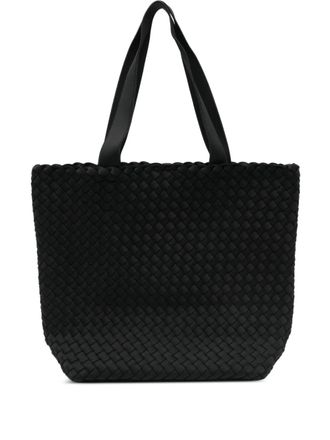 Naghedi Como woven black tote bag